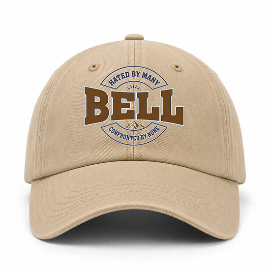 Hated By Many Confronted By None Washed Cap BELL 13K1 C36PF