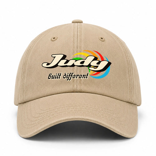 Your Name Built Different Retro Washed Cap JUDY 13K1 C55PF