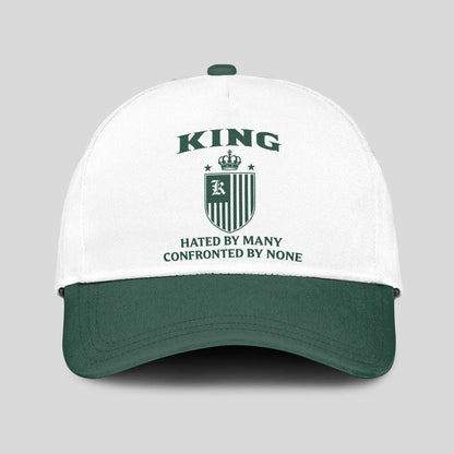 Hated By Many Confronted By None Luxury Logo Cap KING 13K1 C41PF