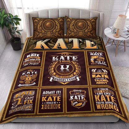 KATE Limited Edition Personalized Bedding Set 13K1-BS3