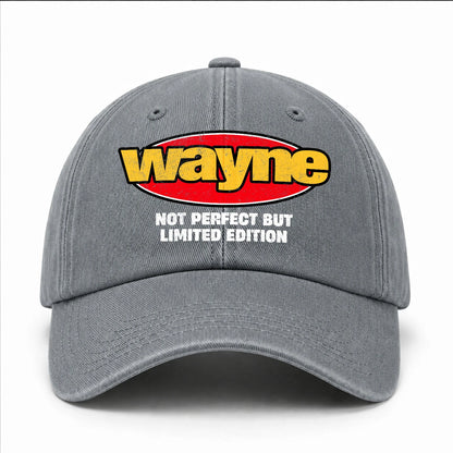 Your Name Not Perfect But Limited Edition Red Logo Washed Cap WAYNE 13K1 C84PF