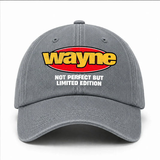 Your Name Not Perfect But Limited Edition Red Logo Washed Cap WAYNE 13K1 C84PF