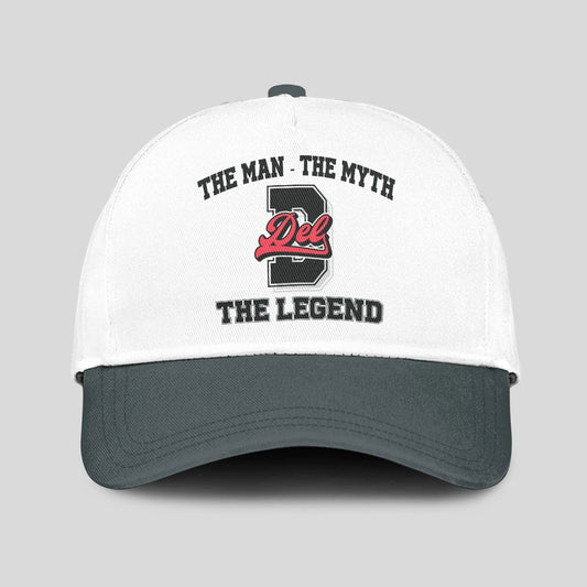 The Man The Myth The Legend Custom Initial Letter And Name Cap DEL 13K1 C38PF