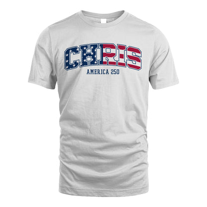 CHRIS 13K1-555 America 250 Personalized