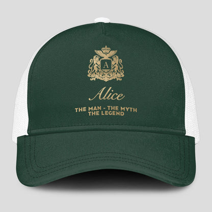The Man The Myth The Legend Sage Green Mesh Cap ALICE 13K1 C192PF