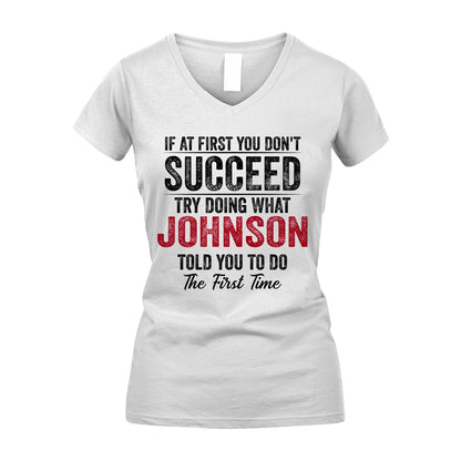 JOHNSON 13K1-357 If At First You Don't Succeed...
