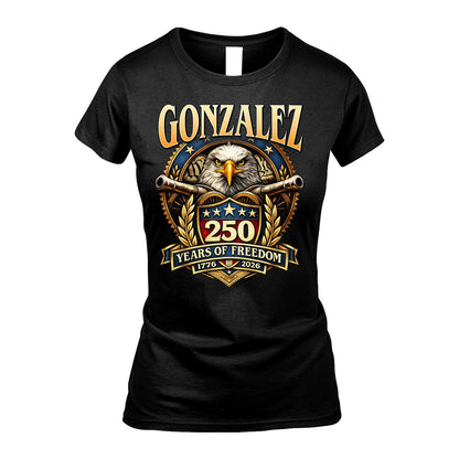 GONZALEZ 13K1-529 ...250 Years Of Freedom 1776-2026