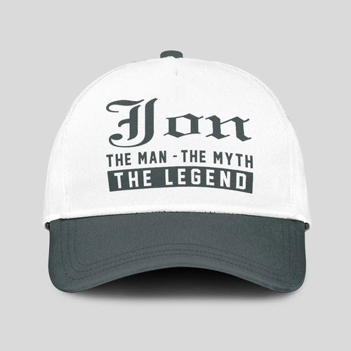 The Man The Myth The Legend Luxury Cap JON 13K1 C39PF