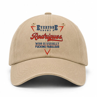 Everyone Knows A Your Name Who Is Usually Fucking Fabulous Washed Cap RODRIGUES 13K1 C53PF