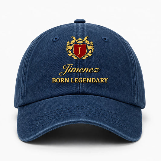 Born Legendary Royal Blue Washed Cap JIMENEZ 13K1 C183PF