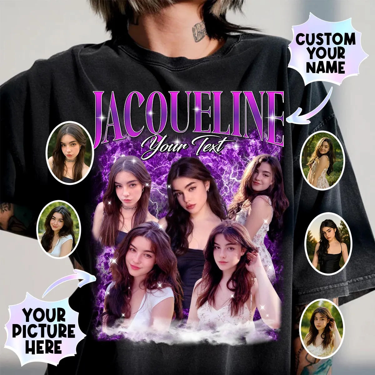 JACQUELINE 13K1-CTN1 Bootleg Rap Tee | Custom Bootleg T-Shirt | Perfect Gift