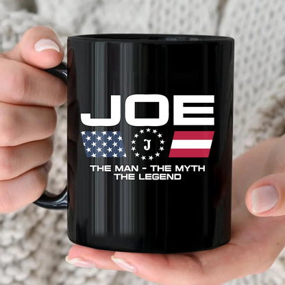 The Man The Myth The Legend Us Flag Mug JOE 13K1 MG23