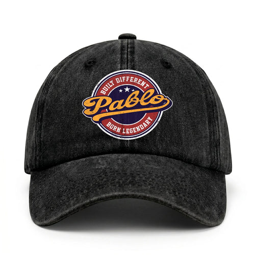 Built Different Born Legendary Logo Washed Cap PABLO 13K1 C65PF