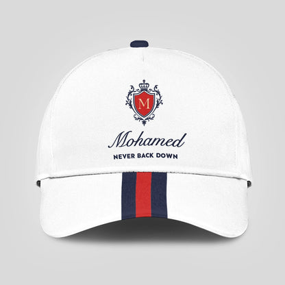 Never Back Down Stripped Cap MOHAMED 13K1 C86PF