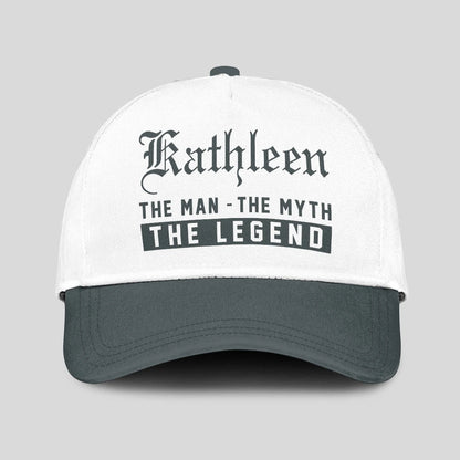The Man The Myth The Legend Luxury Cap KATHLEEN 13K1 C39PF