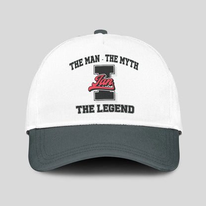 The Man The Myth The Legend Custom Initial Letter And Name Cap IAN 13K1 C38PF