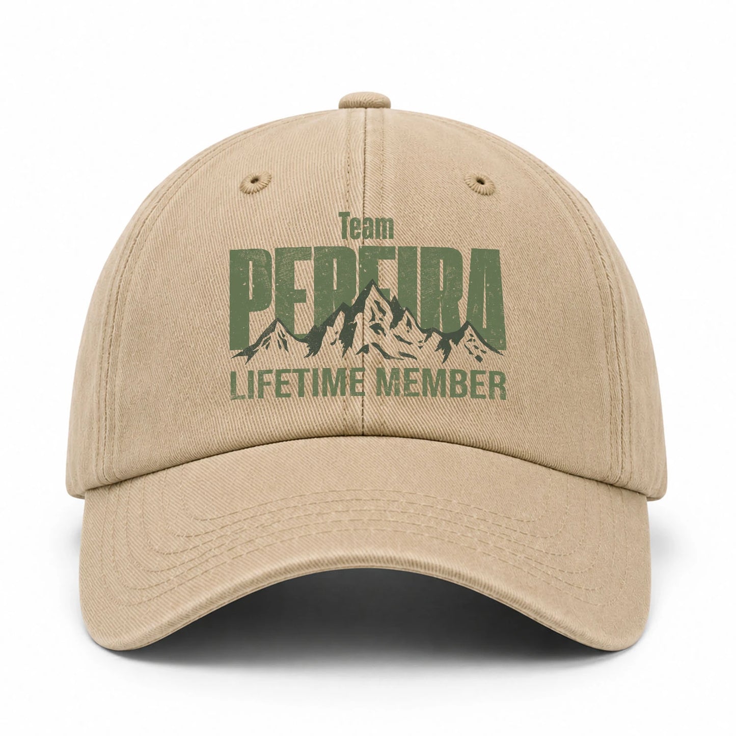 Team Your Name Lifetime Member Mountain Cap PEREIRA 13K1 C58PF