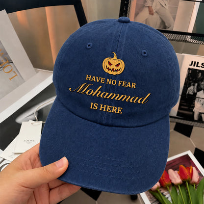 Have No Fear Your Name Is Here Jack O' Lantern Washed Cap MOHAMMAD 13K1 C165PF