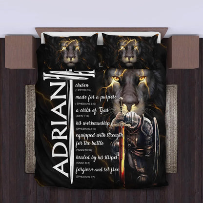 ADRIAN Limited Edition Personalized Bedding Set 13K1-BS1