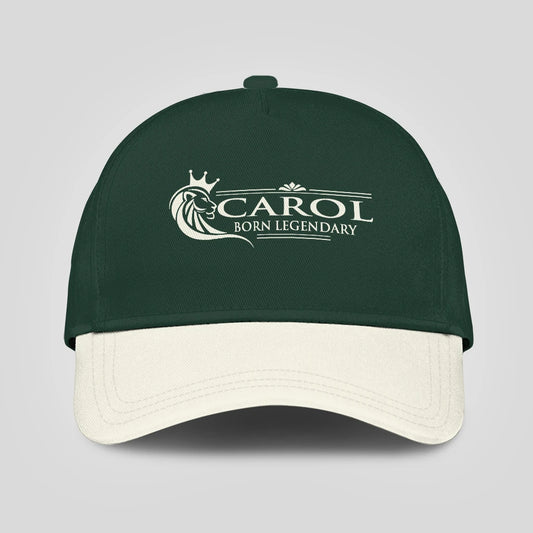 Born Legendary Lion Logo Sage Green And Beige Cap CAROL 13K1 C182PF