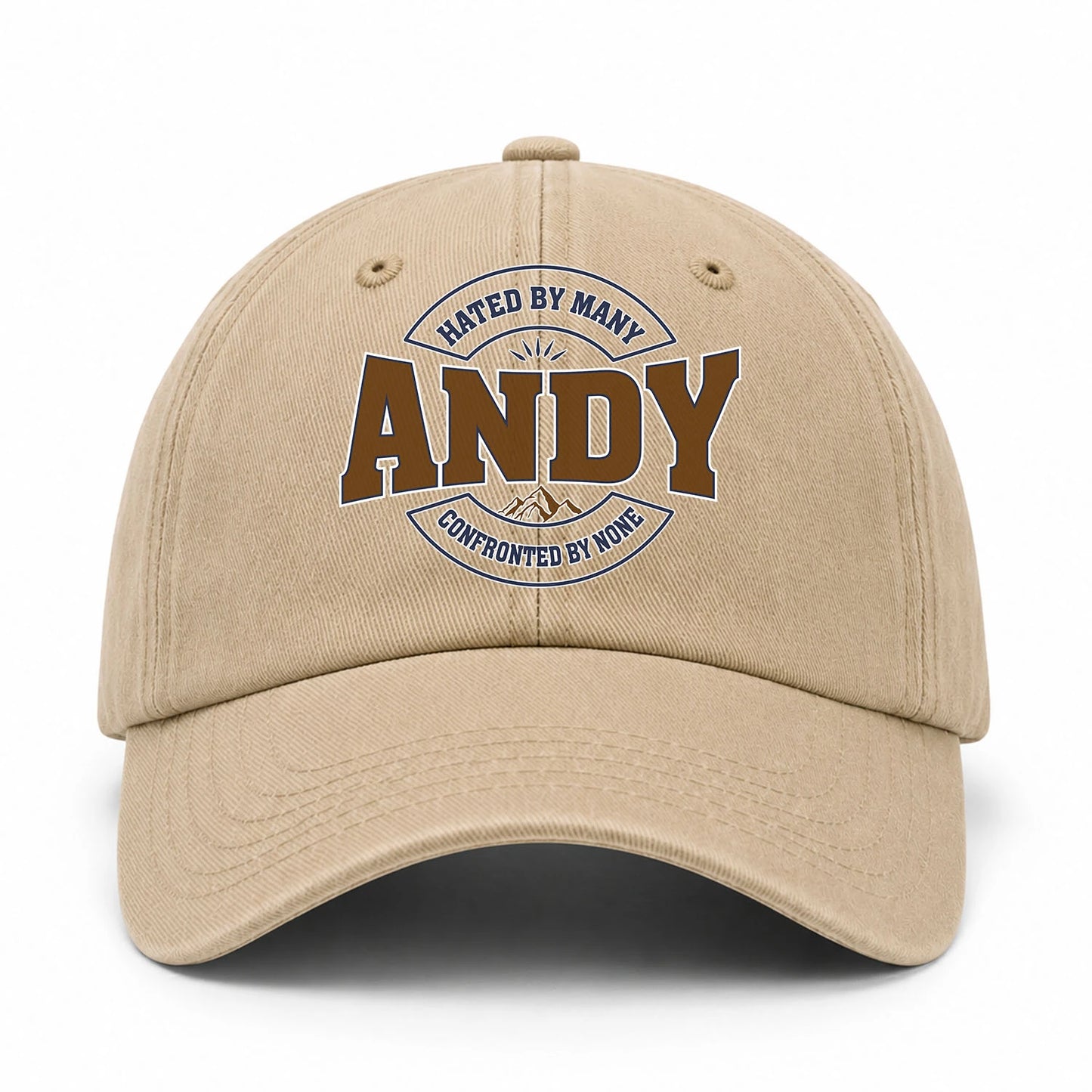 Hated By Many Confronted By None Washed Cap ANDY 13K1 C36PF