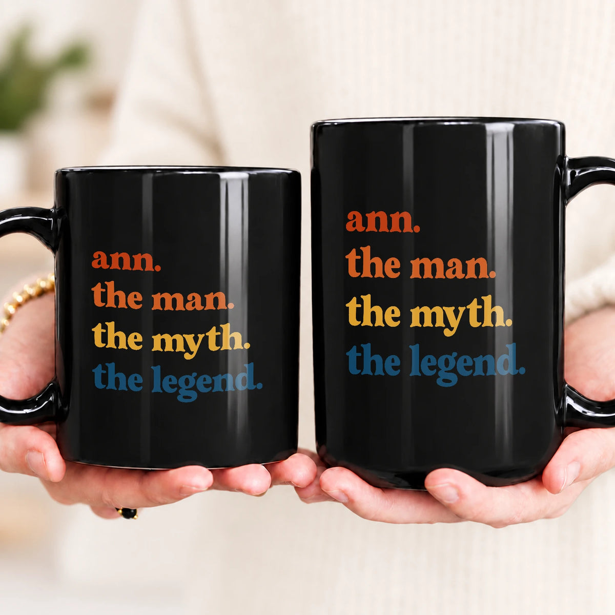 The Man The Myth The Legend Retro Mug ANN 13K1 MG06
