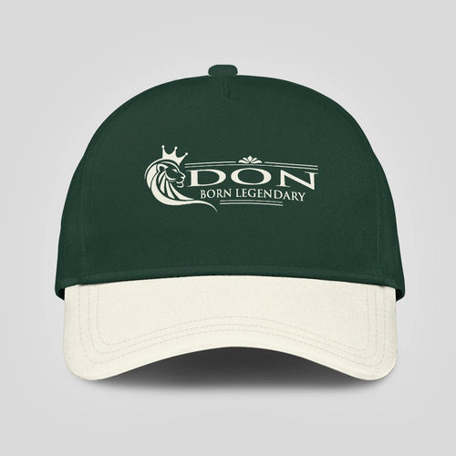 Born Legendary Lion Logo Sage Green And Beige Cap DON 13K1 C182PF