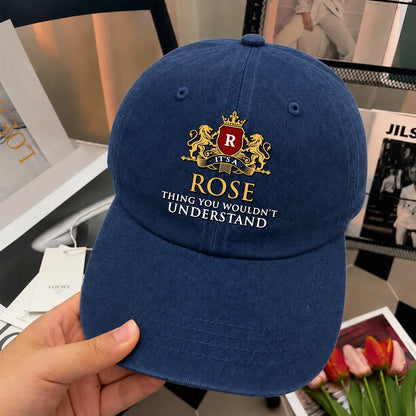 It's A Your Name Thing You Wouldn't Understand Royal Blue Washed Cap ROSE 13K1 C184PF