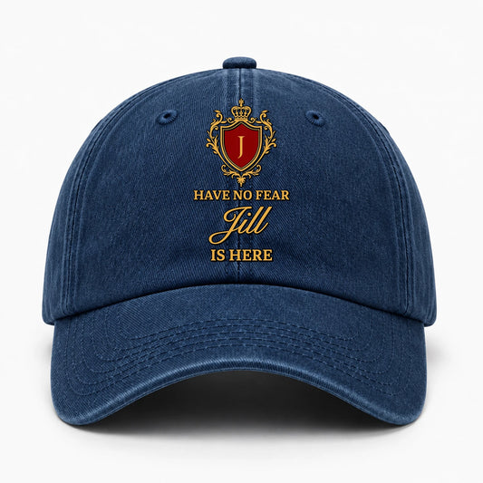 Have No Fear Your Name Is Here Luxury Washed Cap JILL 13K1 C114PF