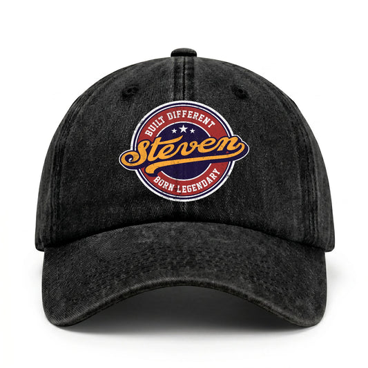 Built Different Born Legendary Logo Washed Cap STEVEN 13K1 C65PF