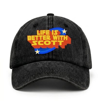Built Different Born Legendary Red Logo Washed Cap SCOTT 13K1 C63PF