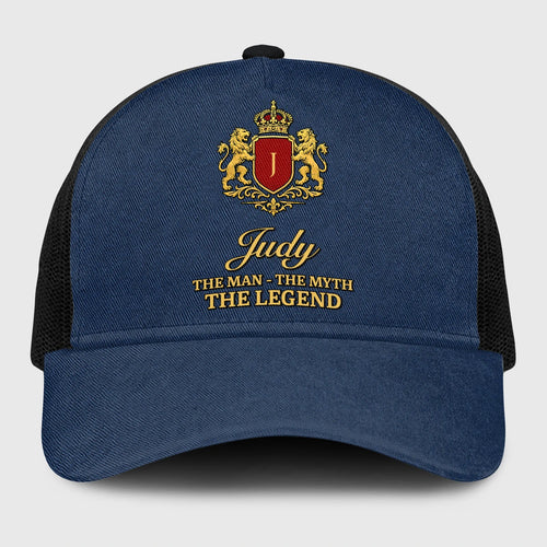The Man The Myth The Legend Royal Blue Mesh Cap JUDY 13K1 C187PF