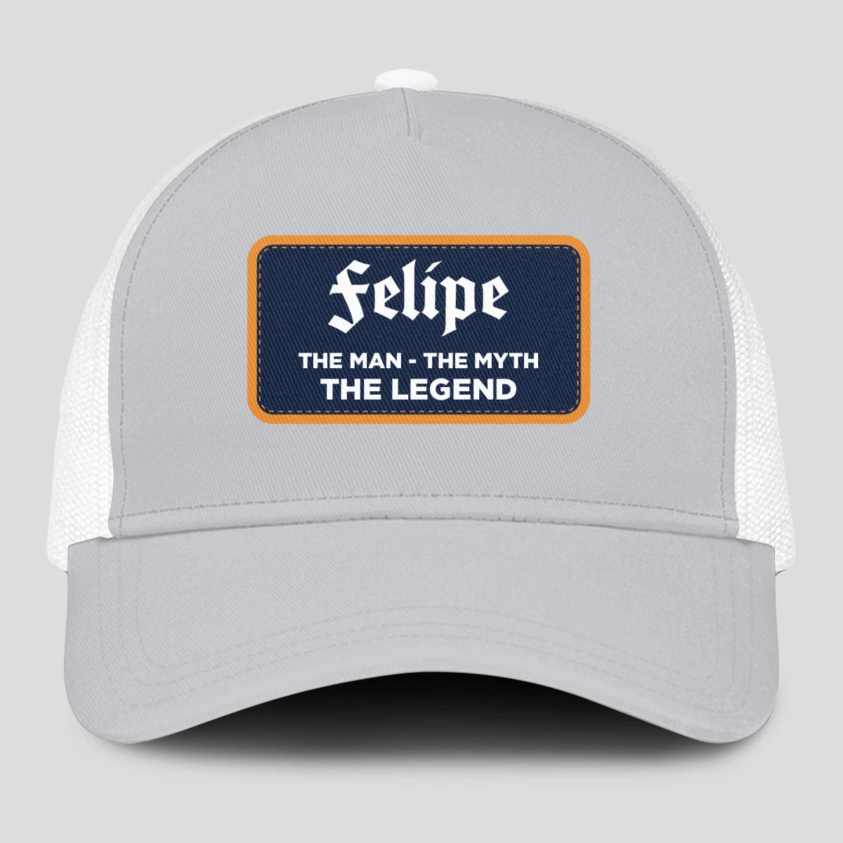 The Man The Myth The Legend Gray Mesh Cap FELIPE 13K1 C204PF