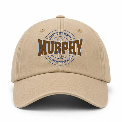 Hated By Many Confronted By None Washed Cap MURPHY 13K1 C36PF