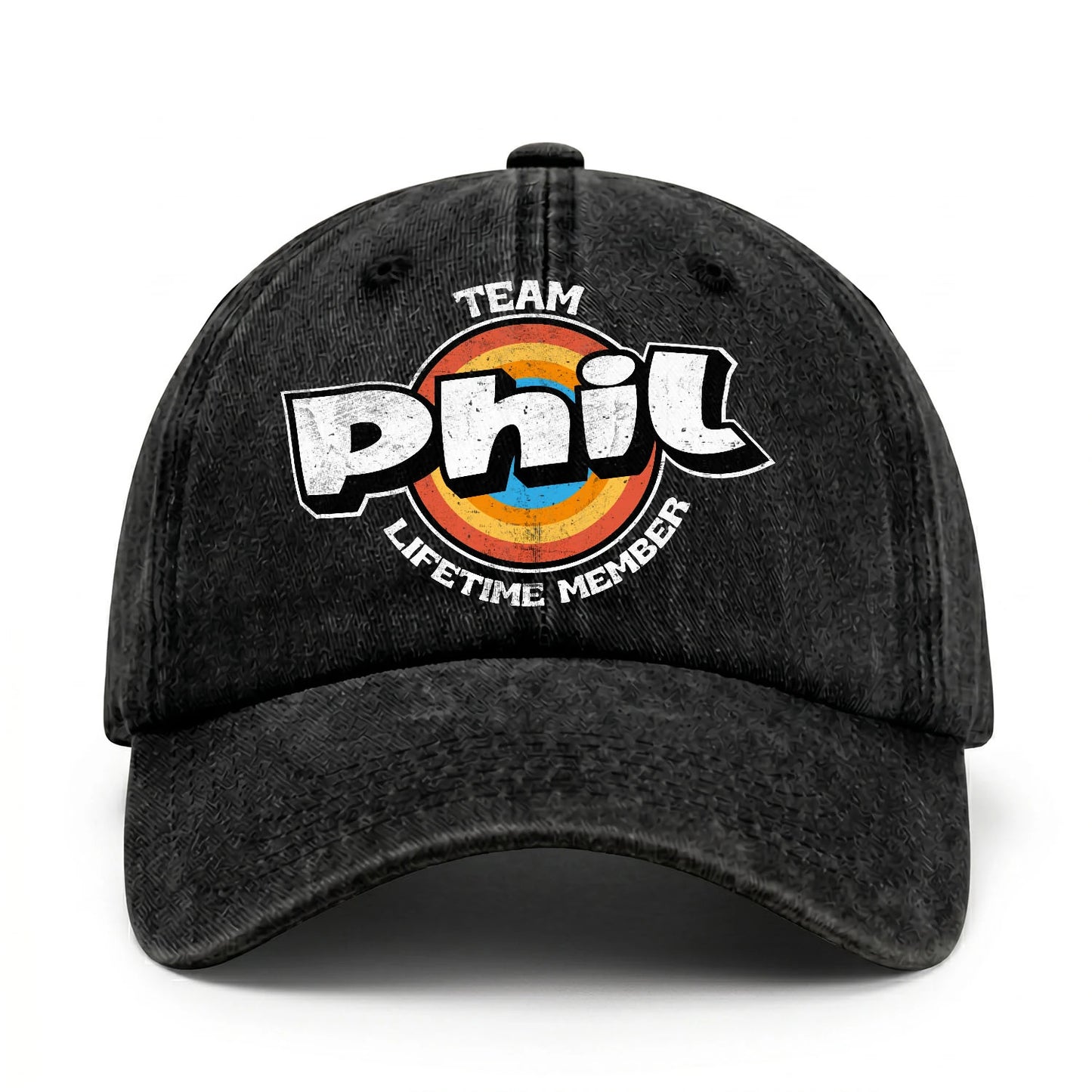 Team Your Name Lifetime Member Logo Cap PHIL 13K1 C66PF