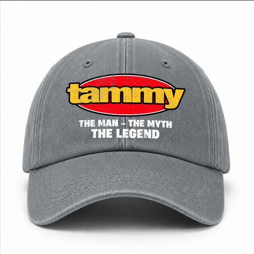 The Man The Myth The Legend Vintage Logo Washed Cap TAMMY 13K1 C162PF