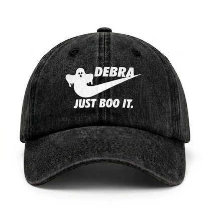 Just Boo It Halloween Washed Cap DEBRA 13K1 C83PF