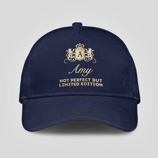 Not Perfect But Limited Edition Crest Logo Navy Cap AMY 13K1 C160PF