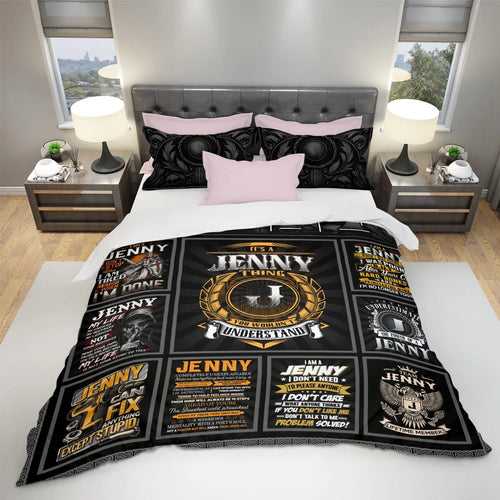 JENNY Limited Edition Personalized Bedding Set 13K1-BS2