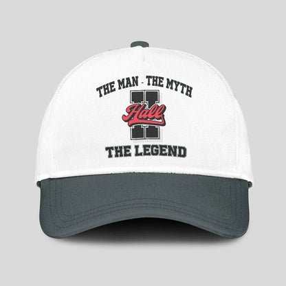 The Man The Myth The Legend Custom Initial Letter And Name Cap HALL 13K1 C38PF