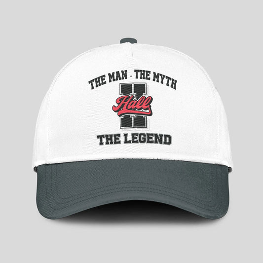 The Man The Myth The Legend Custom Initial Letter And Name Cap HALL 13K1 C38PF