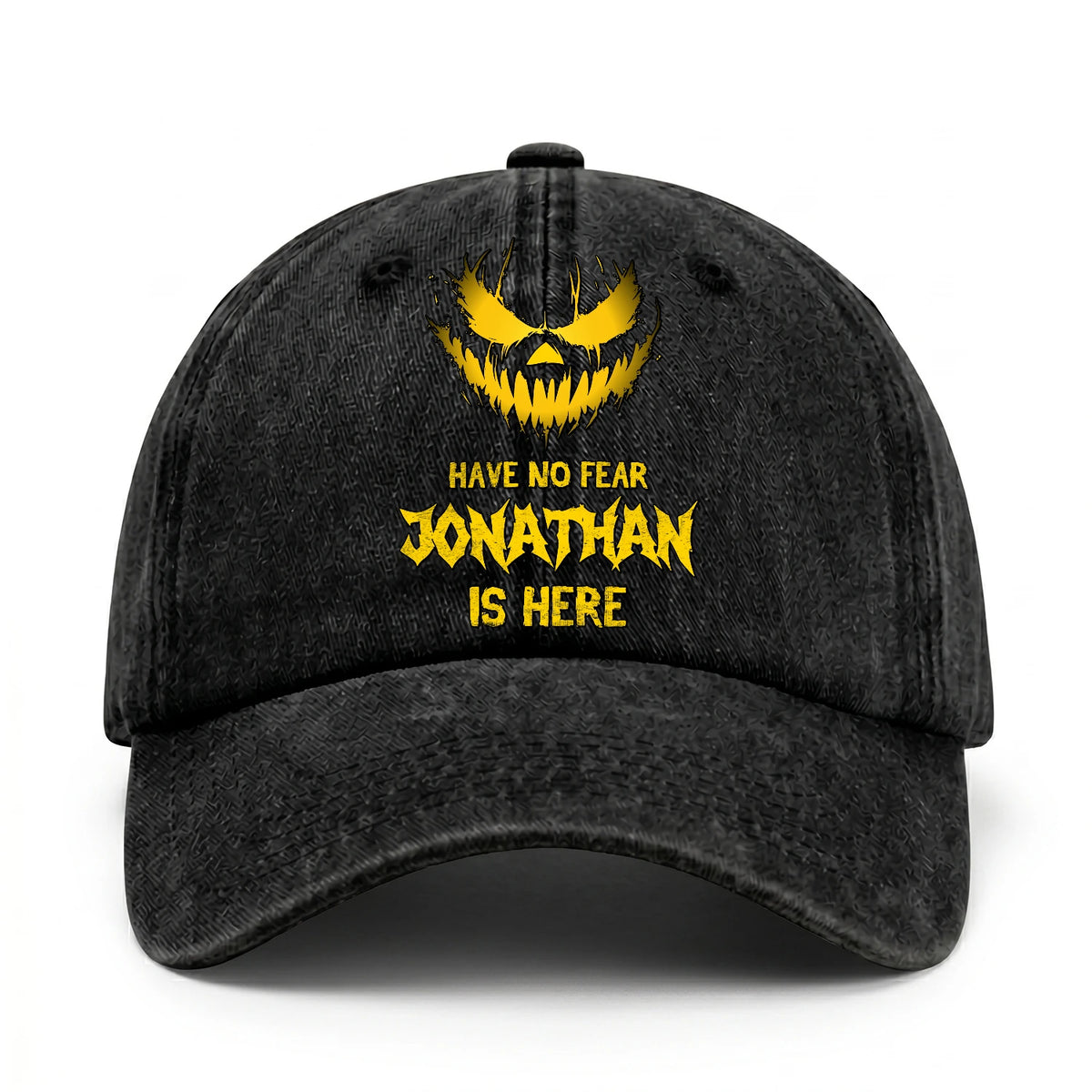 Have No Fear Your Name Is Here Jack O' Lantern Washed Cap JONATHAN 13K1 C135PF