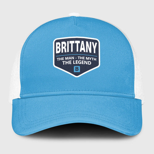 The Man The Myth The Legend Light Blue Mesh Cap BRITTANY 13K1 C190PF