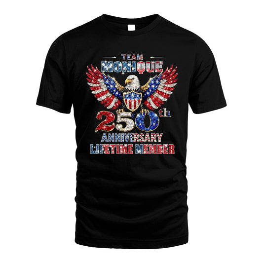 MONIQUE 13K1-523 Personalized "Team...Lifetime Member" America 250 Design