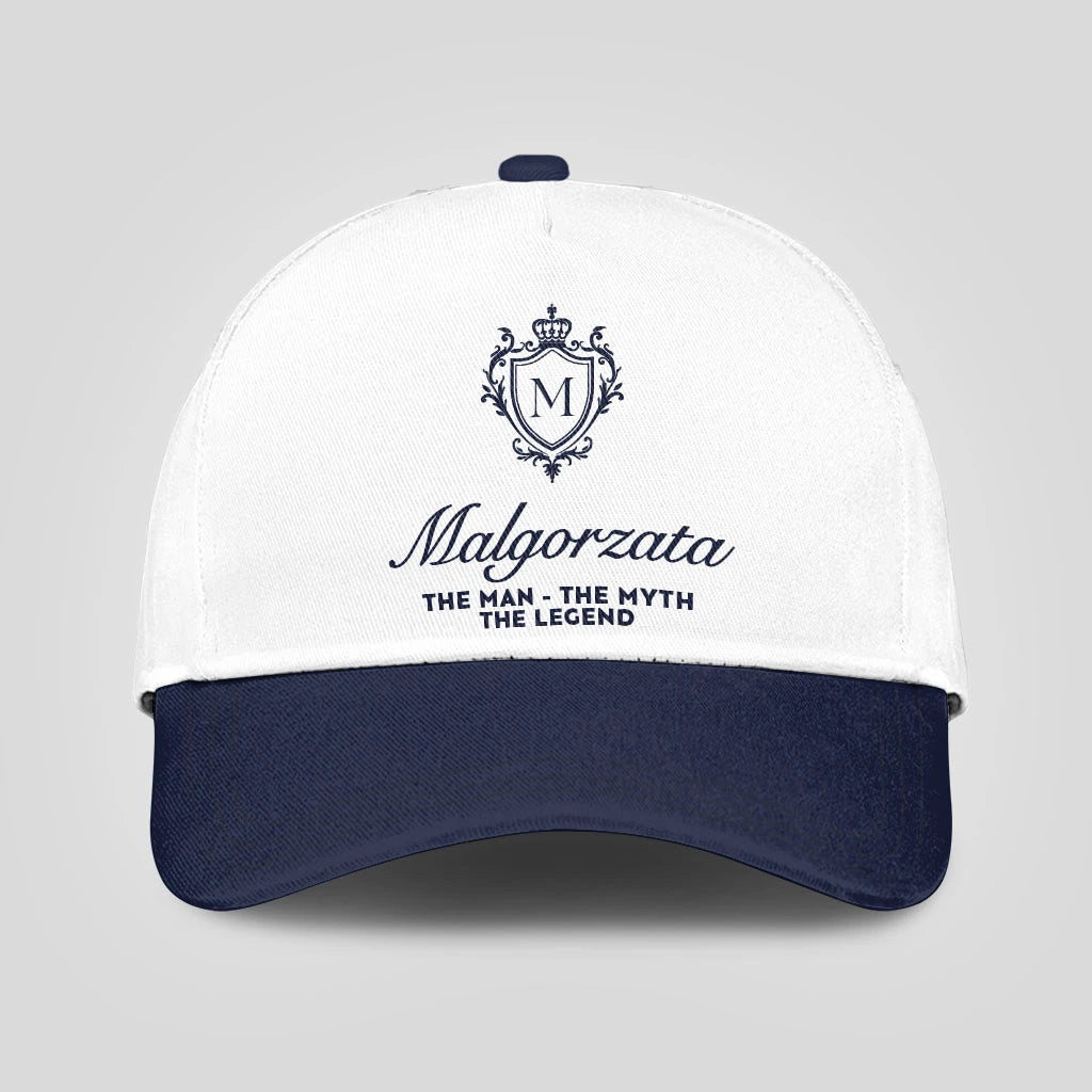 The Man The Myth The Legend Blue Cap MALGORZATA 13K7 C46PF