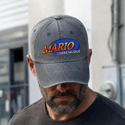 Your Name Unbreakable Washed Cap MARIO 13K1 C68PF