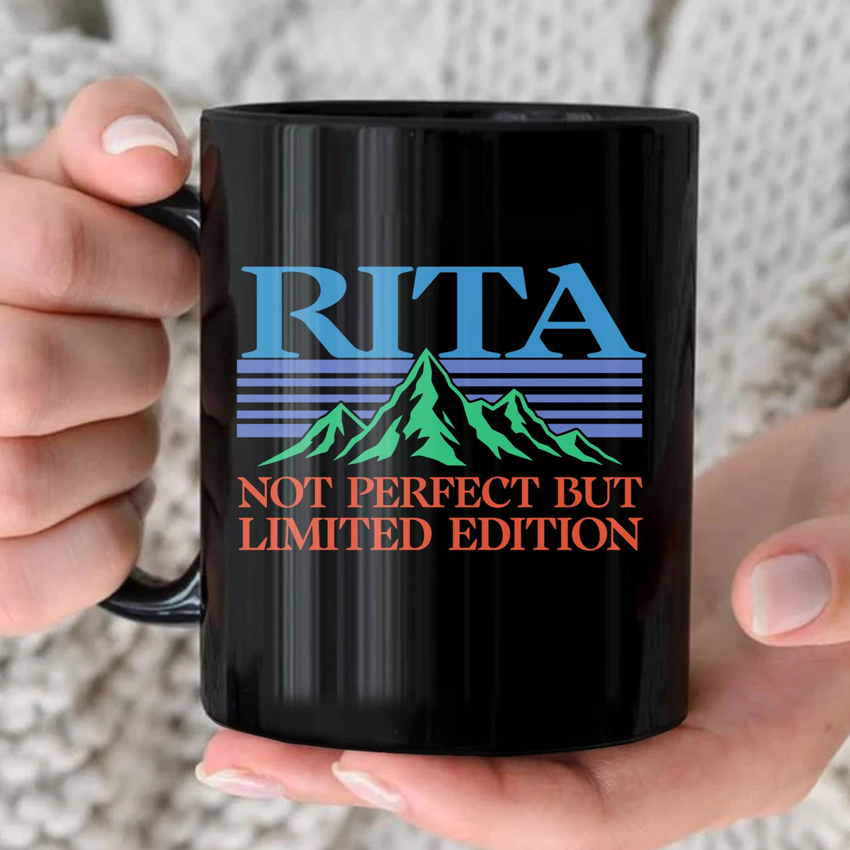 Not Perfect But Limited Eidition Retro Mountain Mug RITA 13K1 MG29