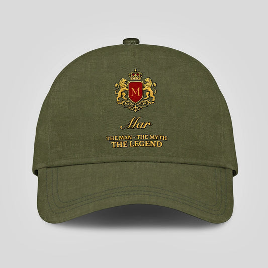 The Man The Myth The Legend Royal Olive Cap MAR 13K1 C92PF