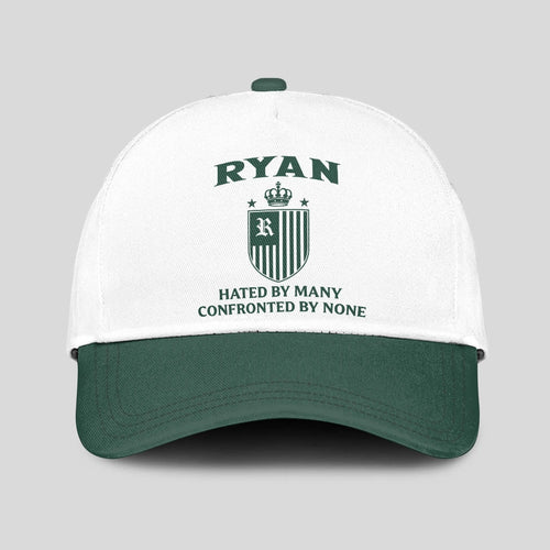 Hated By Many Confronted By None Luxury Logo Cap RYAN 13K1 C41PF