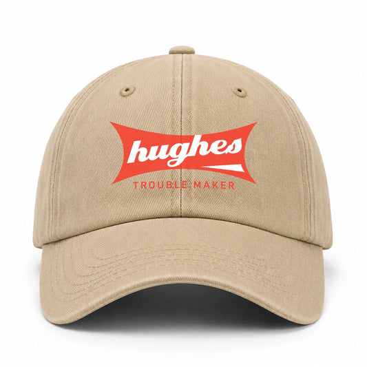 Trouble Maker Red Logo Washed Cap HUGHES 13K1 C78PF